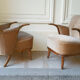 Sculptural years 50-60 vintage chairs design Penguin