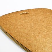 Heavy mid-century brass kidney-shaped wall mirror from Münchner Zierspiegel