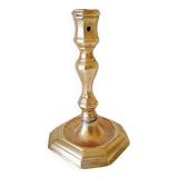 Bougeoir  bronze doré à binet percé XVII siècle