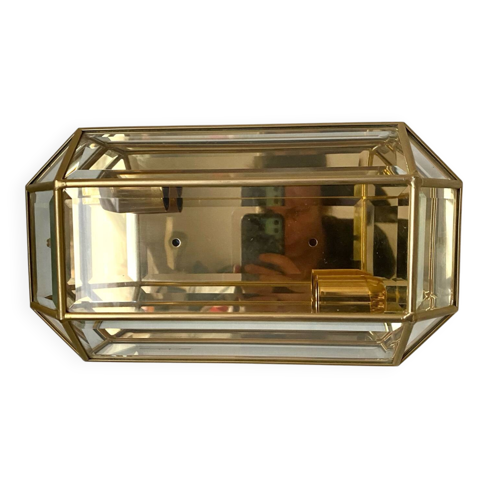 Large ceiling light, vintage wall sconce, 80s/90s.
