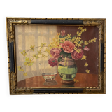 Oil painting flowers 1900