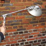 Solr Sorlair workshop articulated lamp to be adapted into a desk lamp or reader