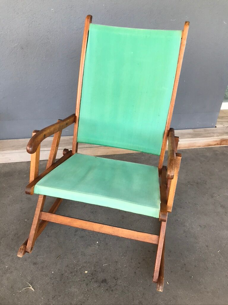 Foldable rocking-chair 1950 child