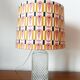 Whisky carafe lamp and abstract lampshade