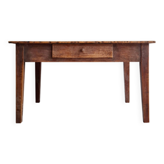 Antique low farmhouse table