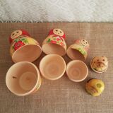 Set of 12 Russian nesting dolls - vintage