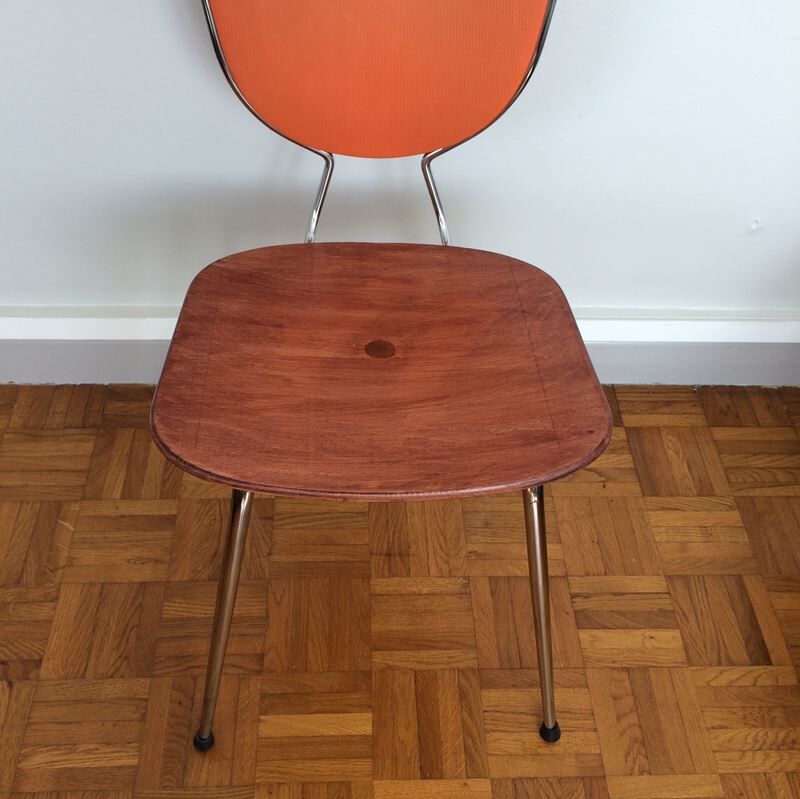 Orange vintage chair