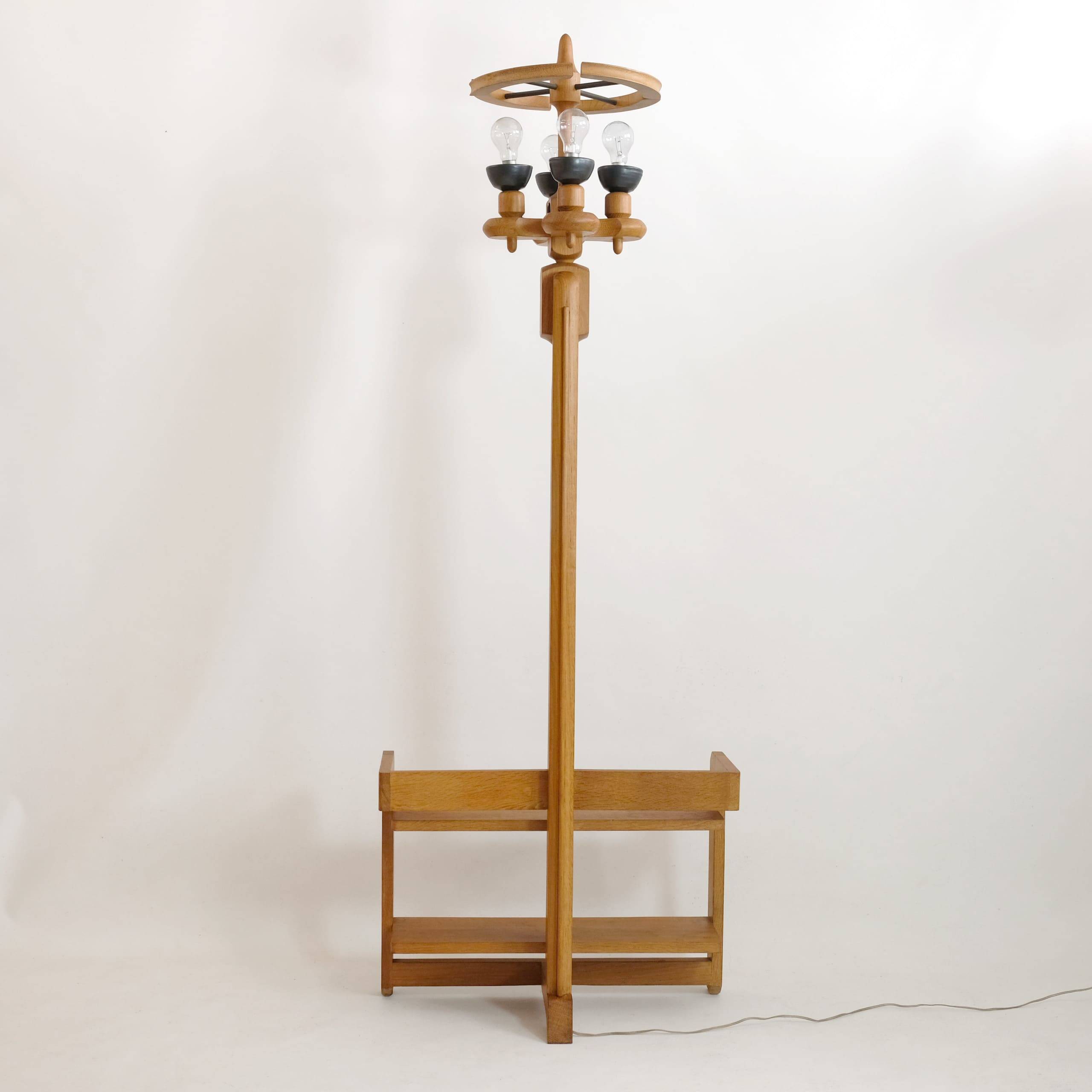 Guillerme and Chambron for Your Home, a floor lamp forming a shelf, 196