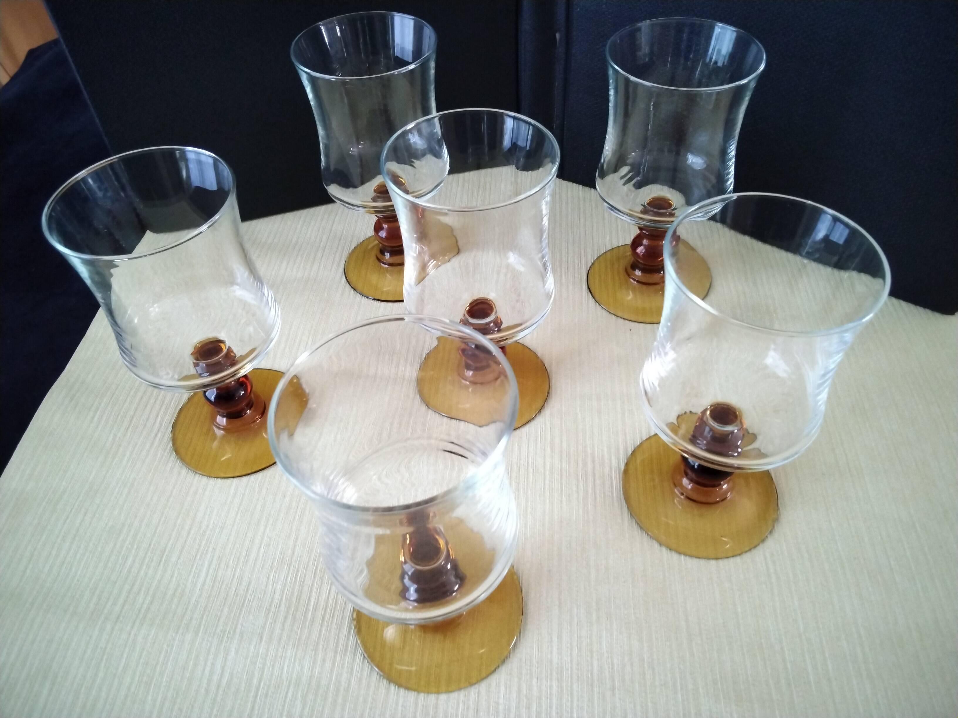 6 Verres à eau ou grands verres à vin Luminarc  Années 70