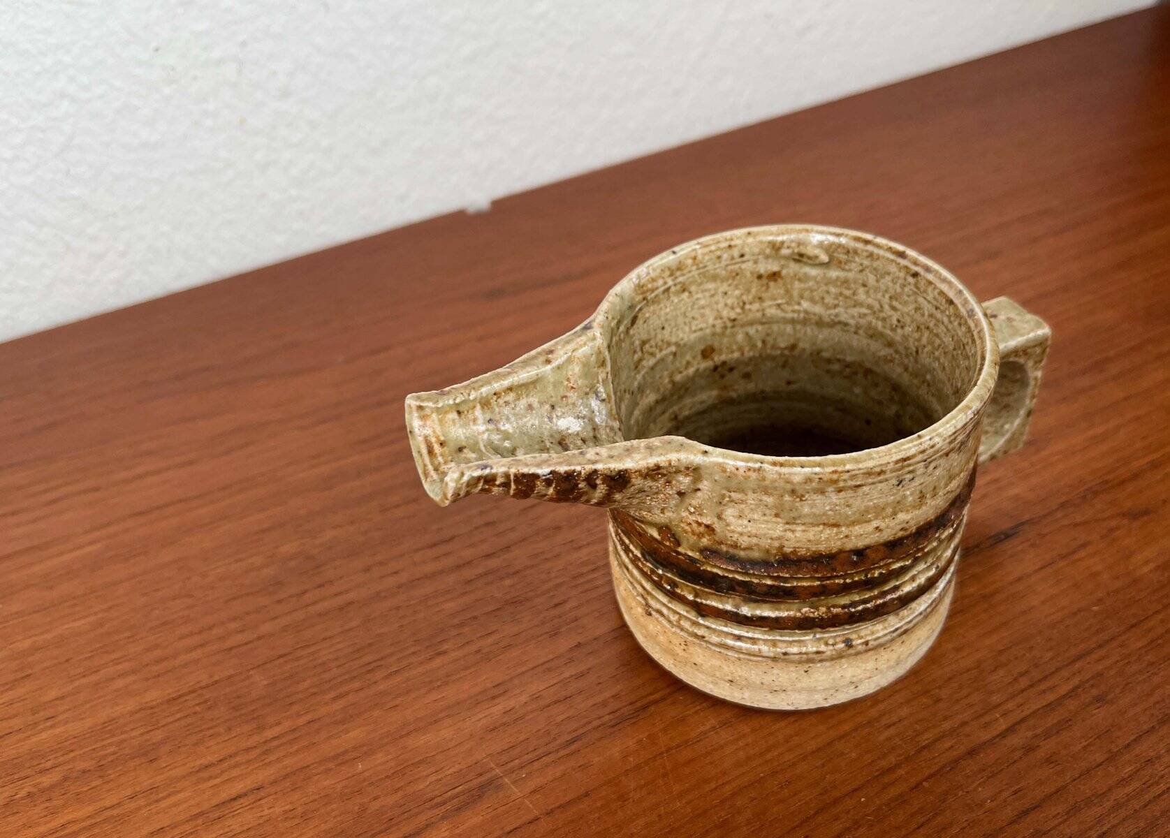 Mid-century studio pottery carafe by Tue Poulsen for Tue Keramik, 1960s.