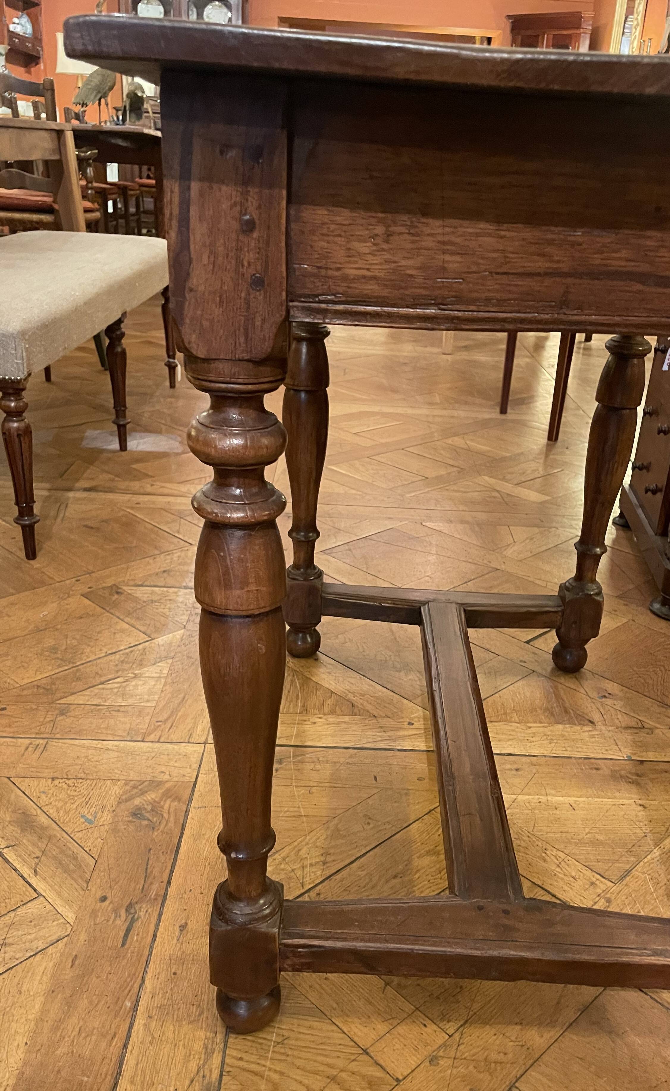 19th-century chestnut desk