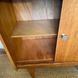 Vaisselier vitrine meuble de rangement vintage pieds compas