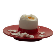 Set of 3 egg cups Space Age – Bjørn Christensen, 1960s