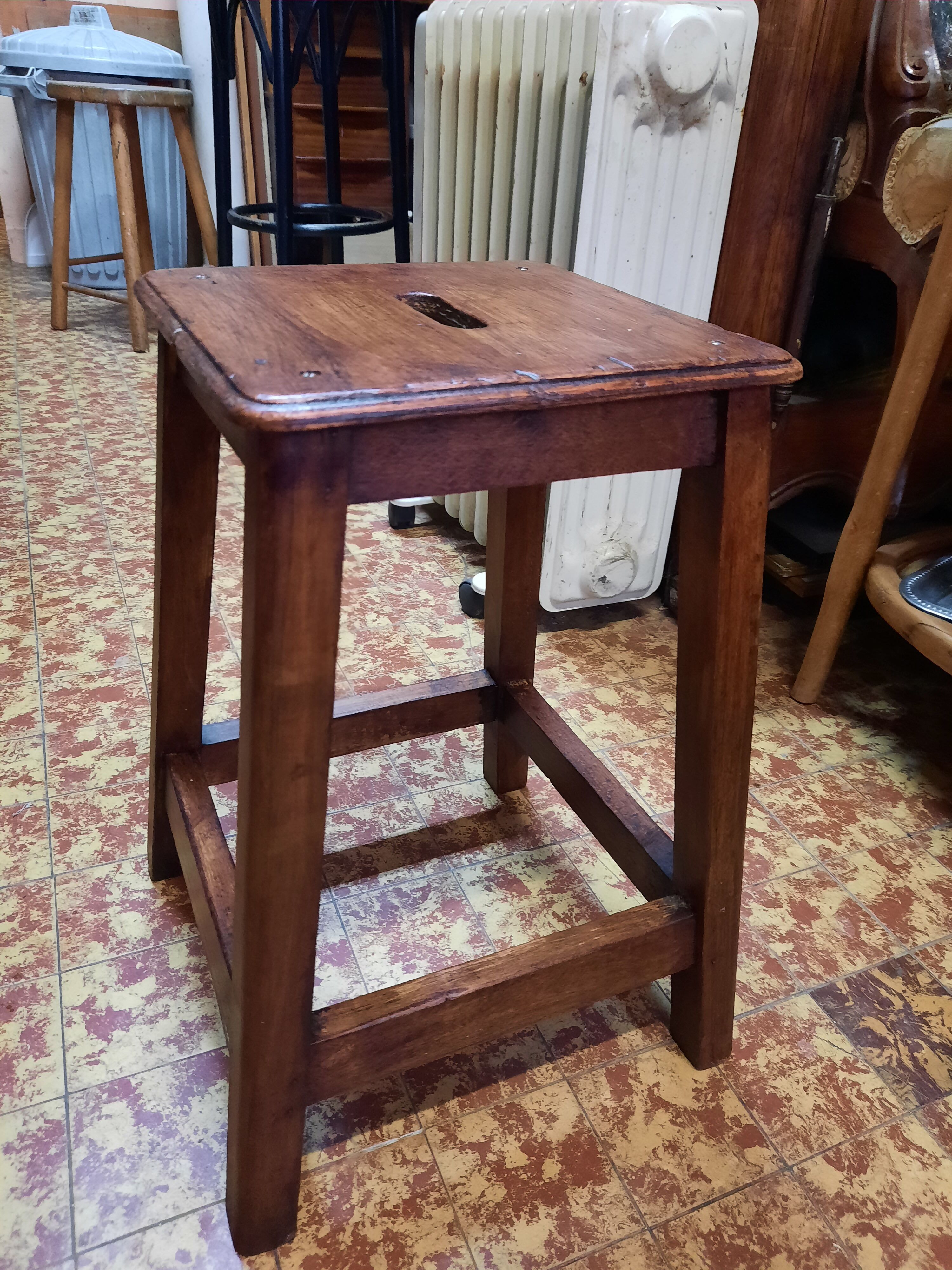 Old workshop stool