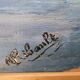 Tableau Huile Sur Panneau Port méditéranéen (Saint Tropez) signé Ribault