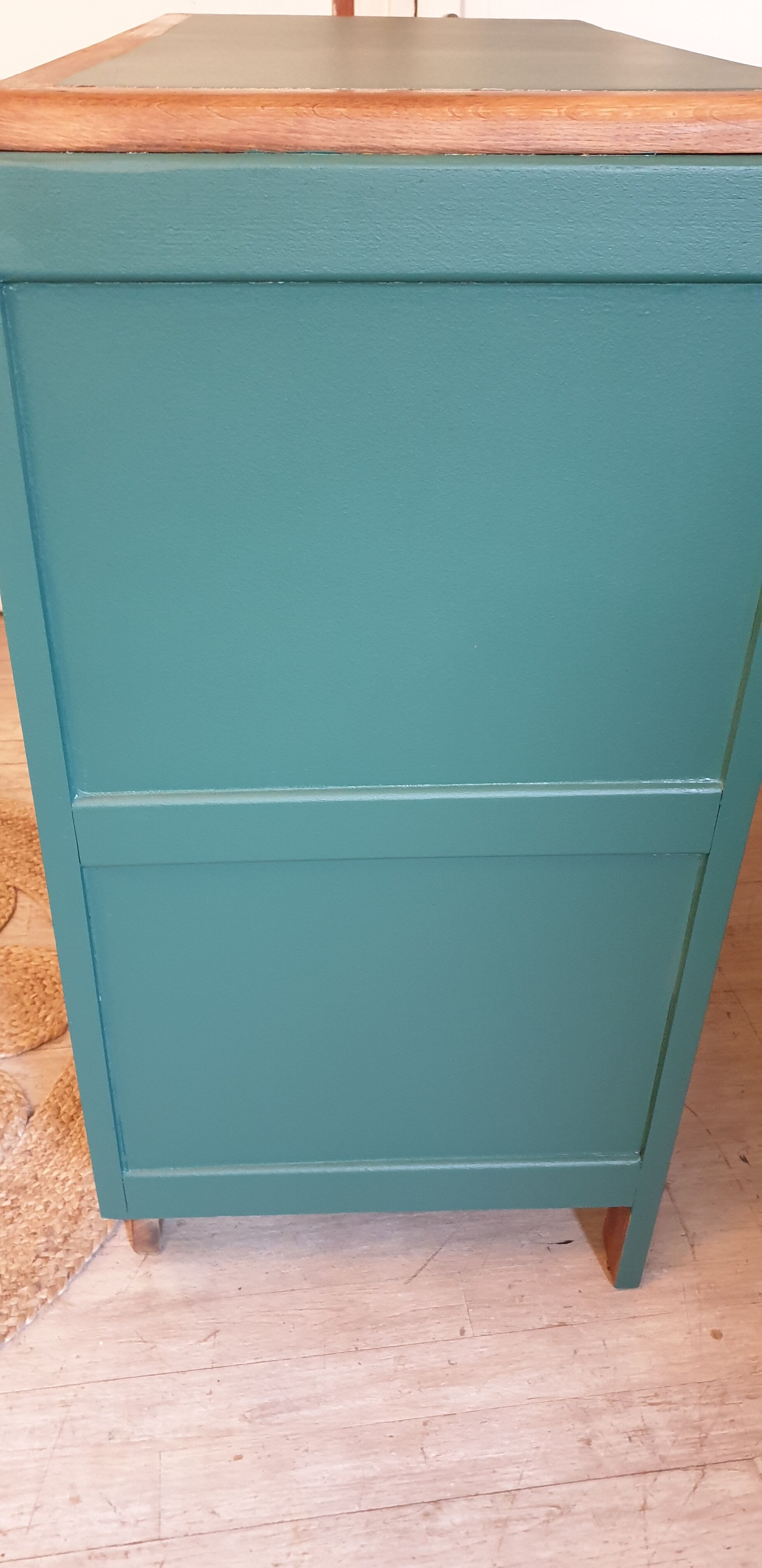 Art Deco green chest of drawers