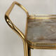 Brass Regency style serving table