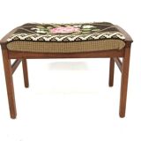 Scandinavian teak ottoman, Sweden, 1950