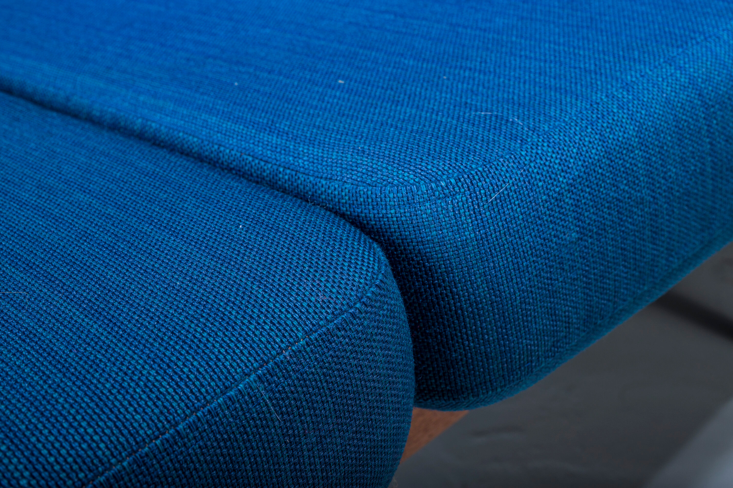 Model 121 Paper Knife Easy Chairs and Sofa by Kai Kristiansen for Magnus Olesen, 1960s, Set of 3