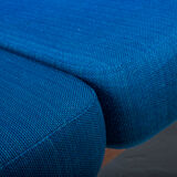 Model 121 Paper Knife Easy Chairs and Sofa by Kai Kristiansen for Magnus Olesen, 1960s, Set of 3