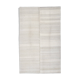 Tapis kilim en laine crème 205x132 cm, tapis kilim en laine blanche 4x7, tapis kilim uni.