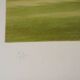 Pierre Bazire: Landscape in Normandy, original signed lithograph