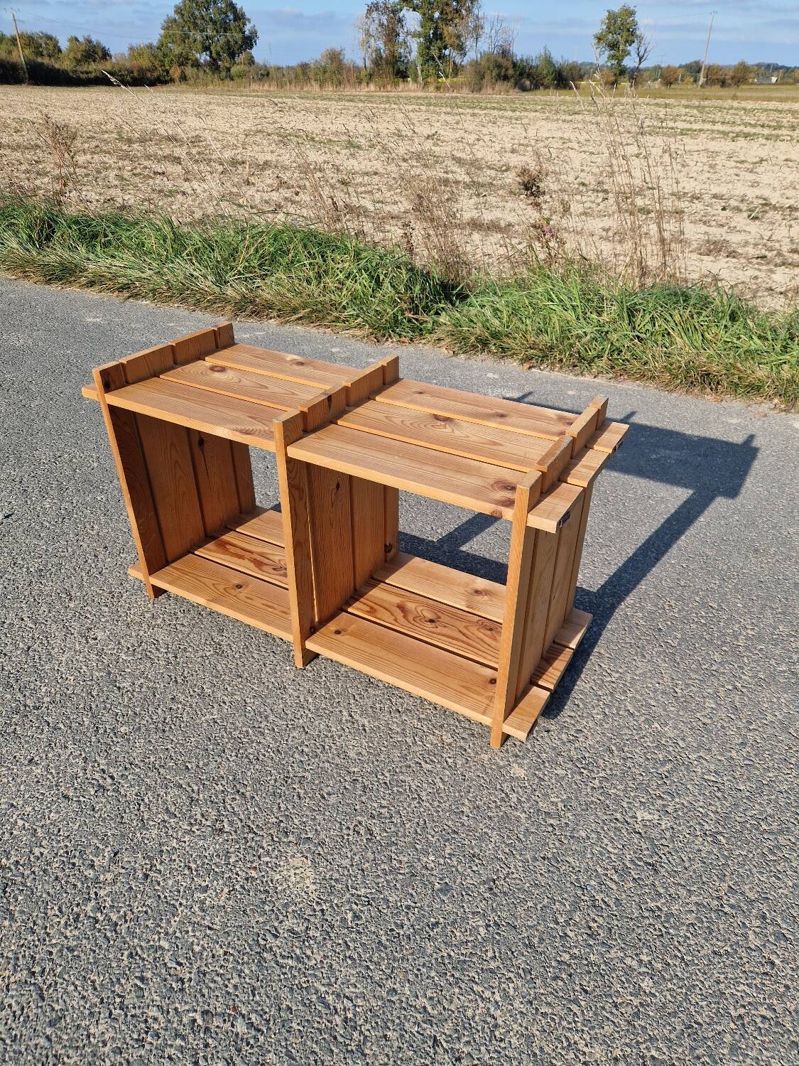 Vintage oak shelf
