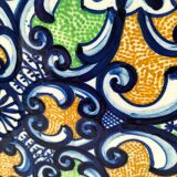 Large Talavera-decorated dish – Spain