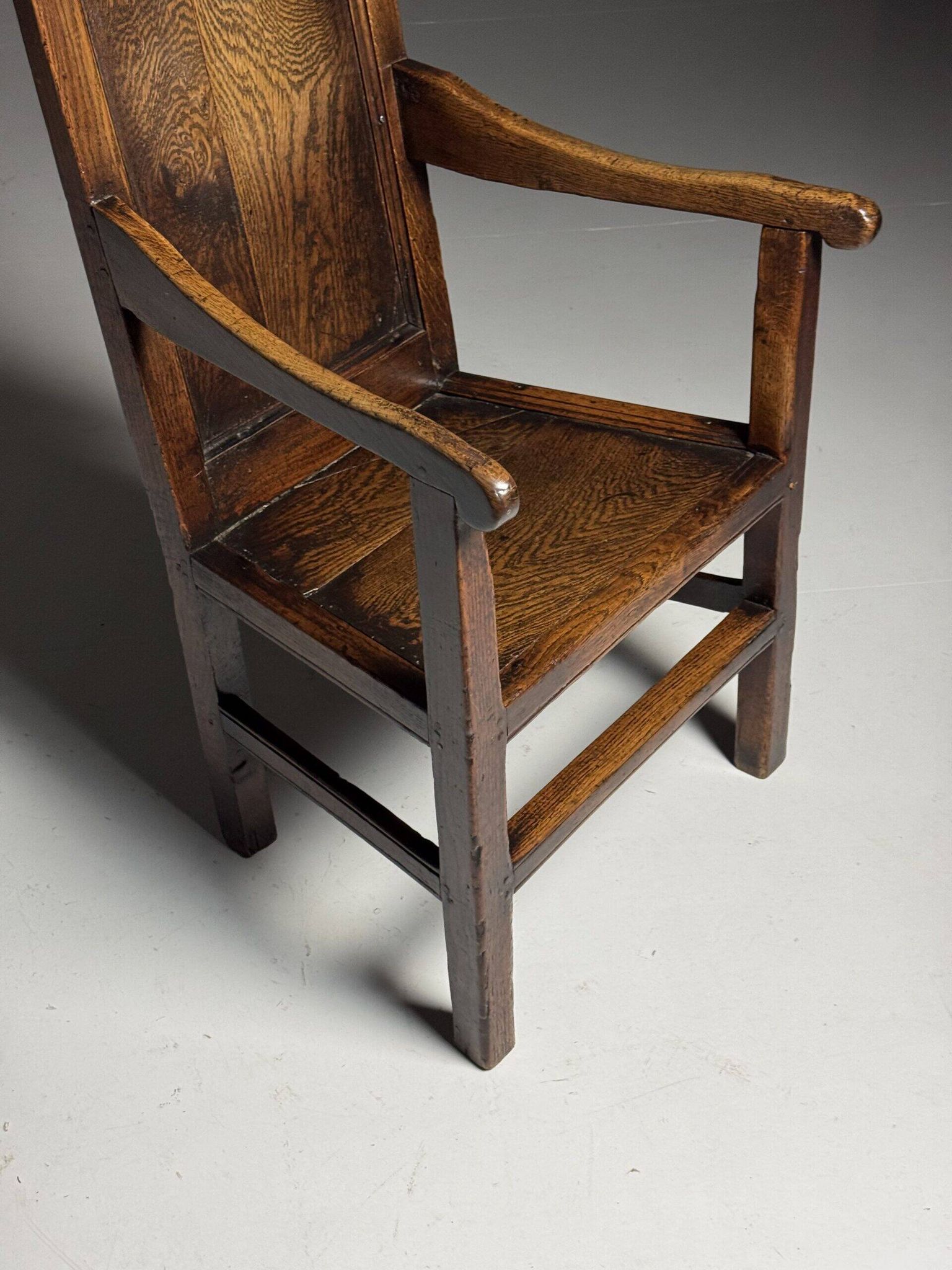 Chaise anglaise en chêne, 1650-1670