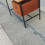 Vintage wood and metal desk