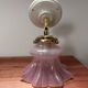 Vintage ceramic and glass tilting wall light