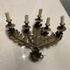 Vintage Italian Gold Gilded Tole Sconces, 1960s, Set of 2