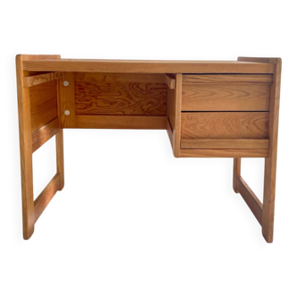 Small wooden desk (fir), 1970