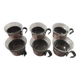 Vintage tea service, Mainz Jenaer Glass