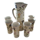 Vintage "Gladys" ceramic orangeade set