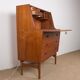Danish Teak Secretary Desk Model 37 by Arne Wahl Iversen for Vinde Mobelfabrik 1960.