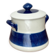 Grand Terrine Couvercle de Pot Suédois du Milieu du Siècle Koka Blue Bla par Hertha Bengtson pour Rörstrand, années 1950