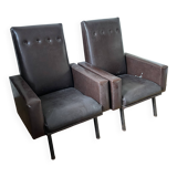 Lot de 2 fauteuils années 50