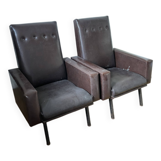 Lot de 2 fauteuils années 50