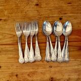 Set of 16 vintage silver-plated cutlery