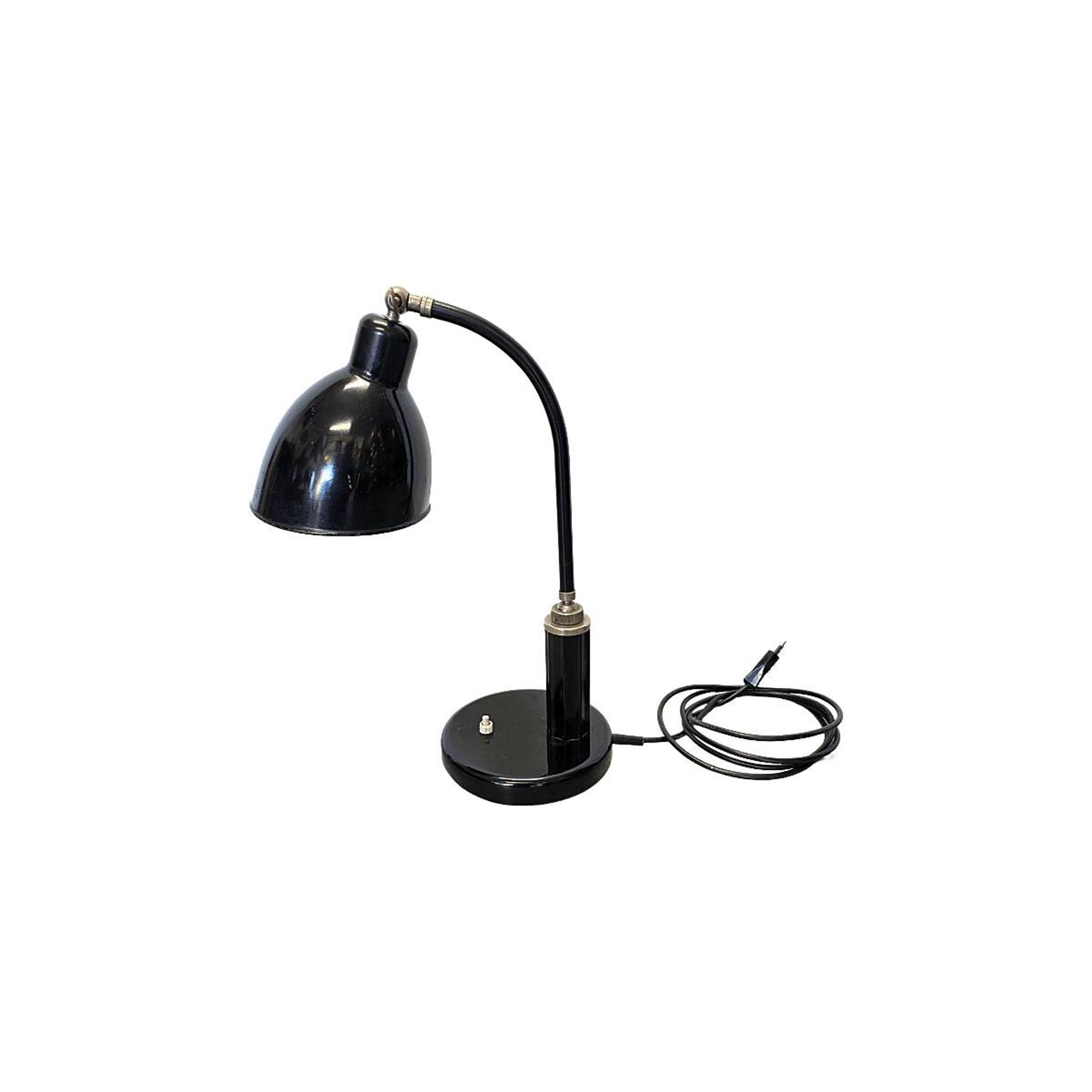 Grapholux Desk Lamp by Christian Dell for Molitor, 1930s