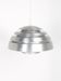 Vintage pendant light with brushed aluminum slats, 1970s