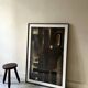 Large framed lithograph under glass by Pierre Soulages, Gandur Foundation.