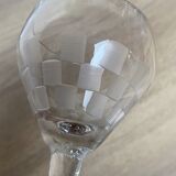 Set of 6 engraved wine glasses
