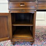 Classic English Desk with Black Inlay