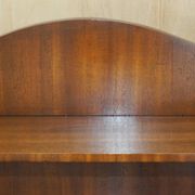 Paire de Bibliothèques Basses Ouvertes en Acajou Flammé