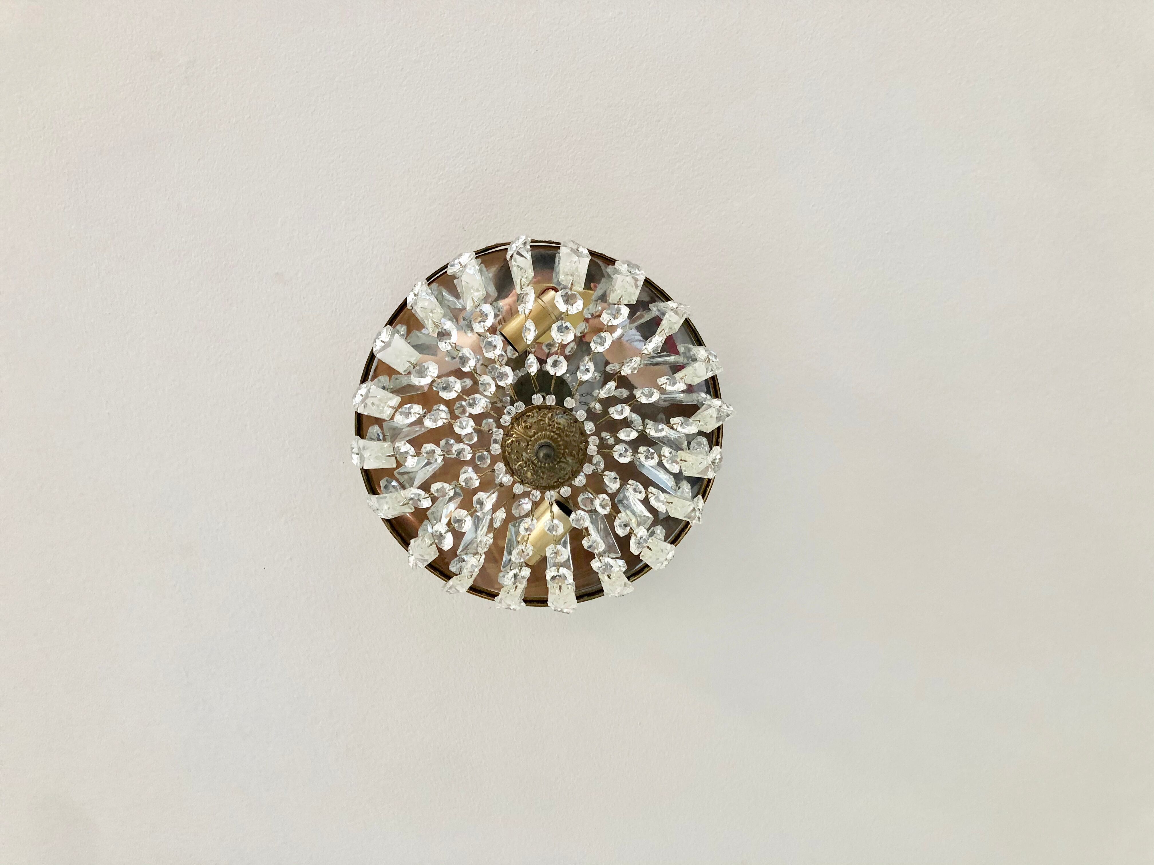 Bronze ceiling and crystal stamps