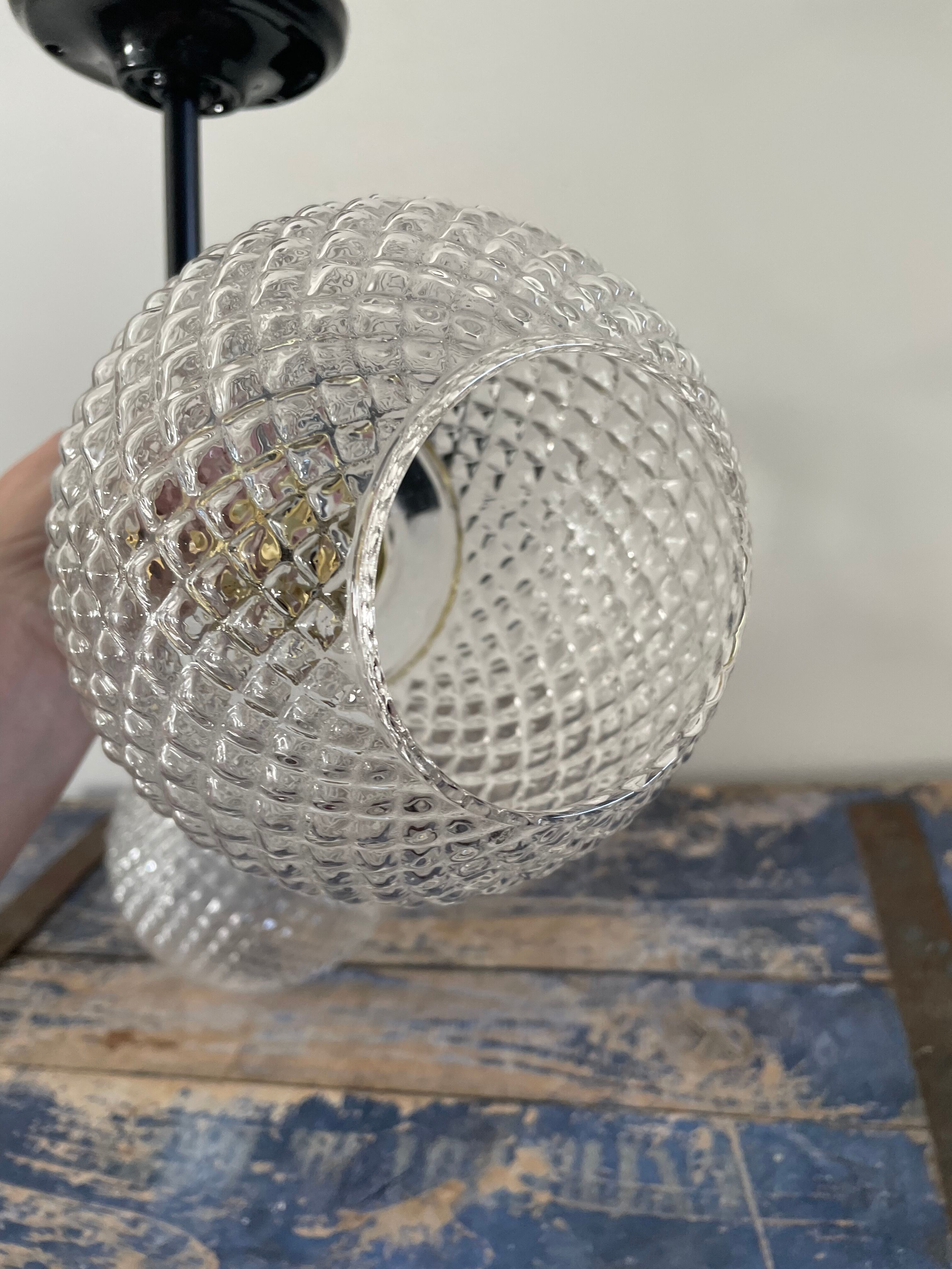 Pair of new electrified ball sconces