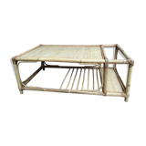 Vintage rattan coffee table