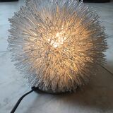 Lampe hérisson couleur argent